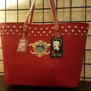 Betty Boop Rhinestone hobo bag ~~ on sale